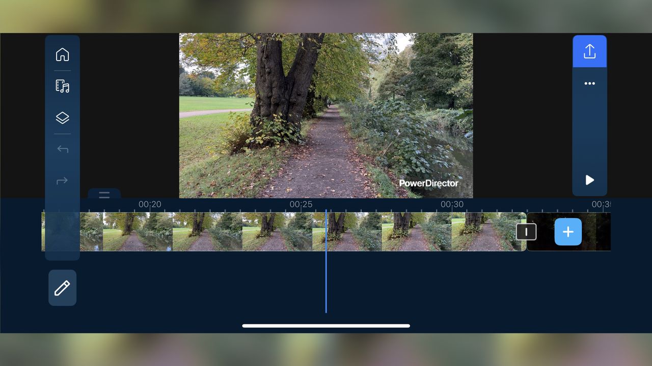 Screenshot of PowerDirector 365 in action
