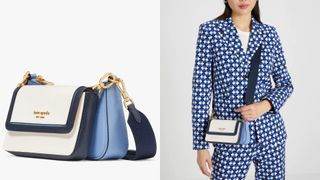 composite of Kate Spade Morgan Colorblocked Double Up Crossbody