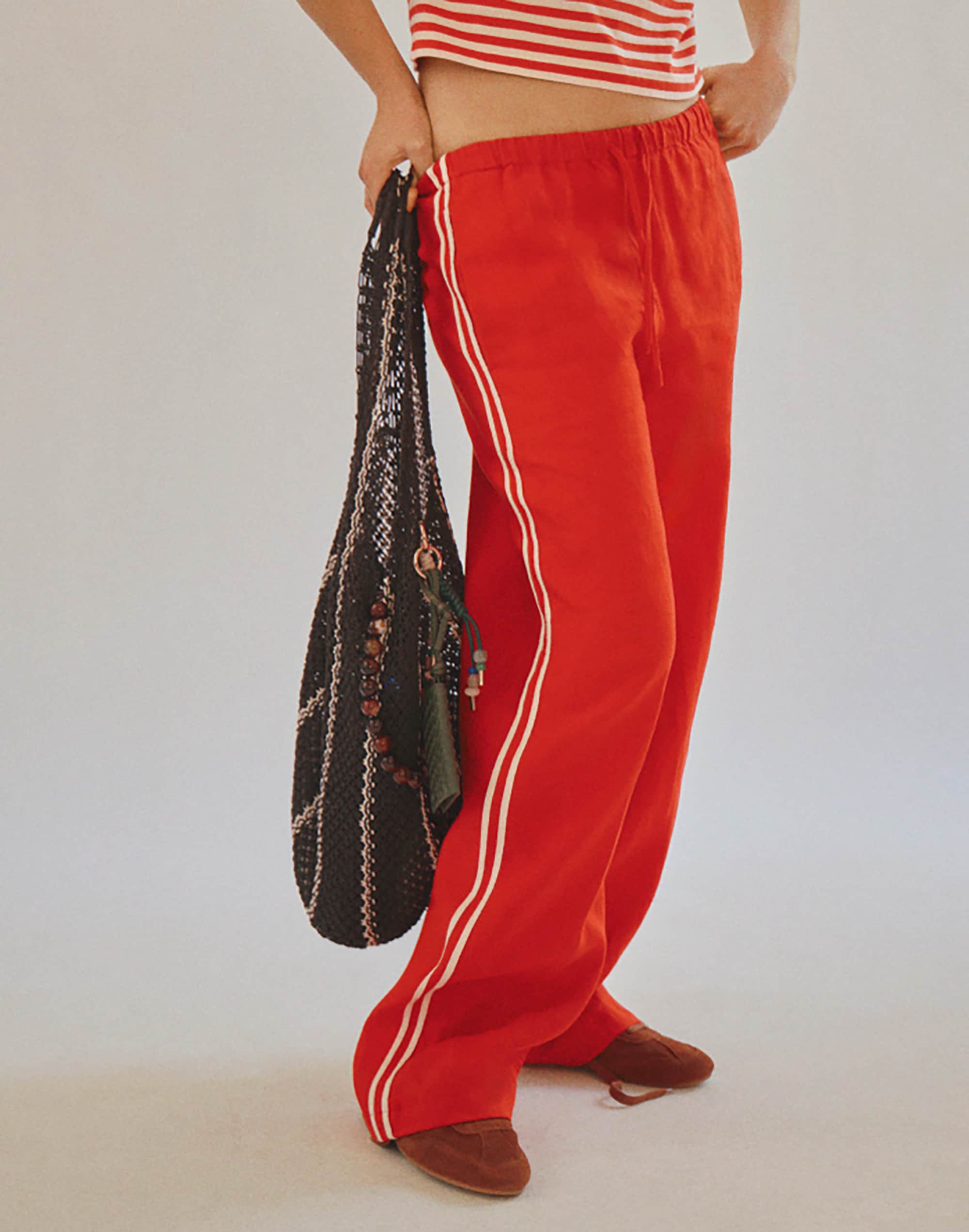 Pull-On Pants in 100% Linen