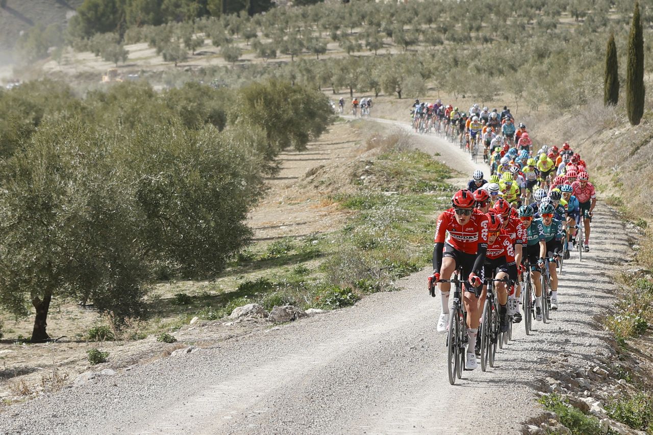 Clasica Jaen Paraiso Interior 2022 1st Edition Baeza Ubeda 1878 km 14022022 Filippo Conca ITA Lotto Soudal photo Luis Angel GomezSprintCyclingAgency2022