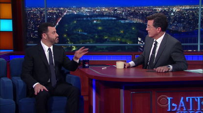 Jimmy Kimmel and Stephen Colbert
