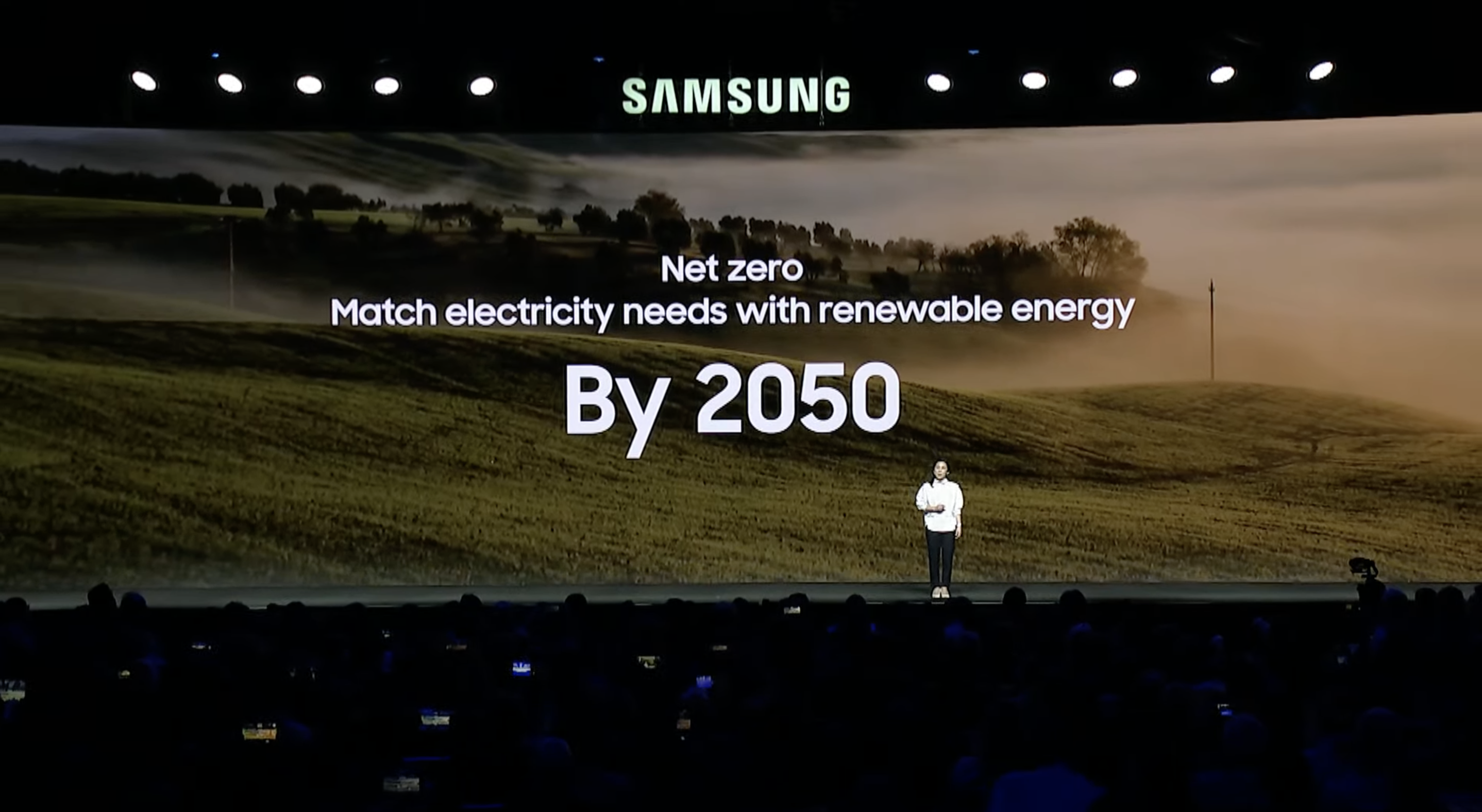 An image from Samsung's CES 2023 keynote