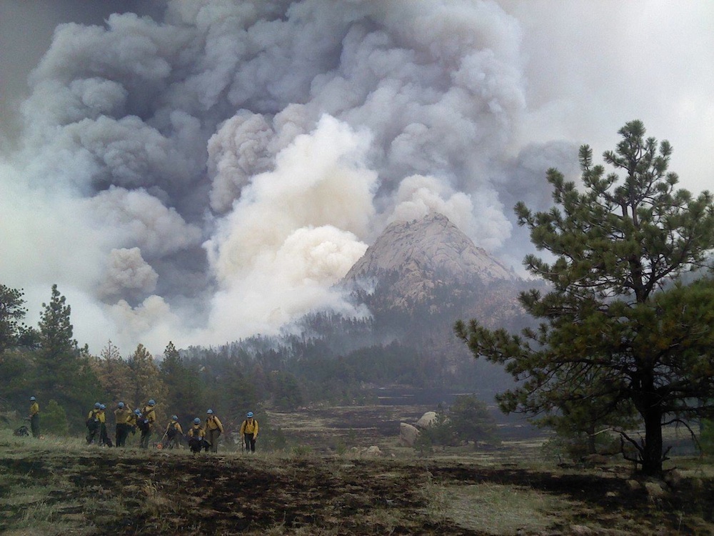 Greyrock and Hewlett fire