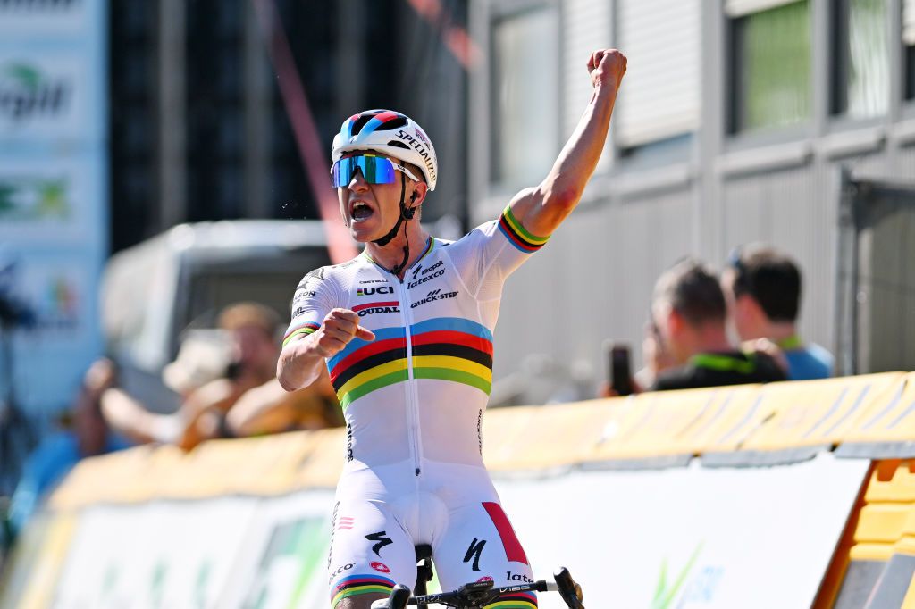 Remco Evenepoel conquers Belgian Road Championships in two-up duel ...