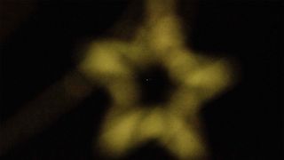 A view of the "great conjunction" of Jupiter and Saturn, on Dec. 21, 2020, as seen from Ko Lipe island in Thailand.