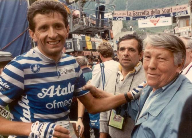 Massimo Podenzana in his striking Atala kit
