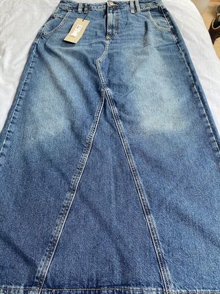 Long Denim Skirt Size 12