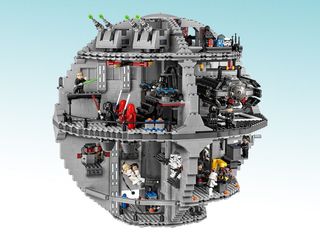 Death Star lego model