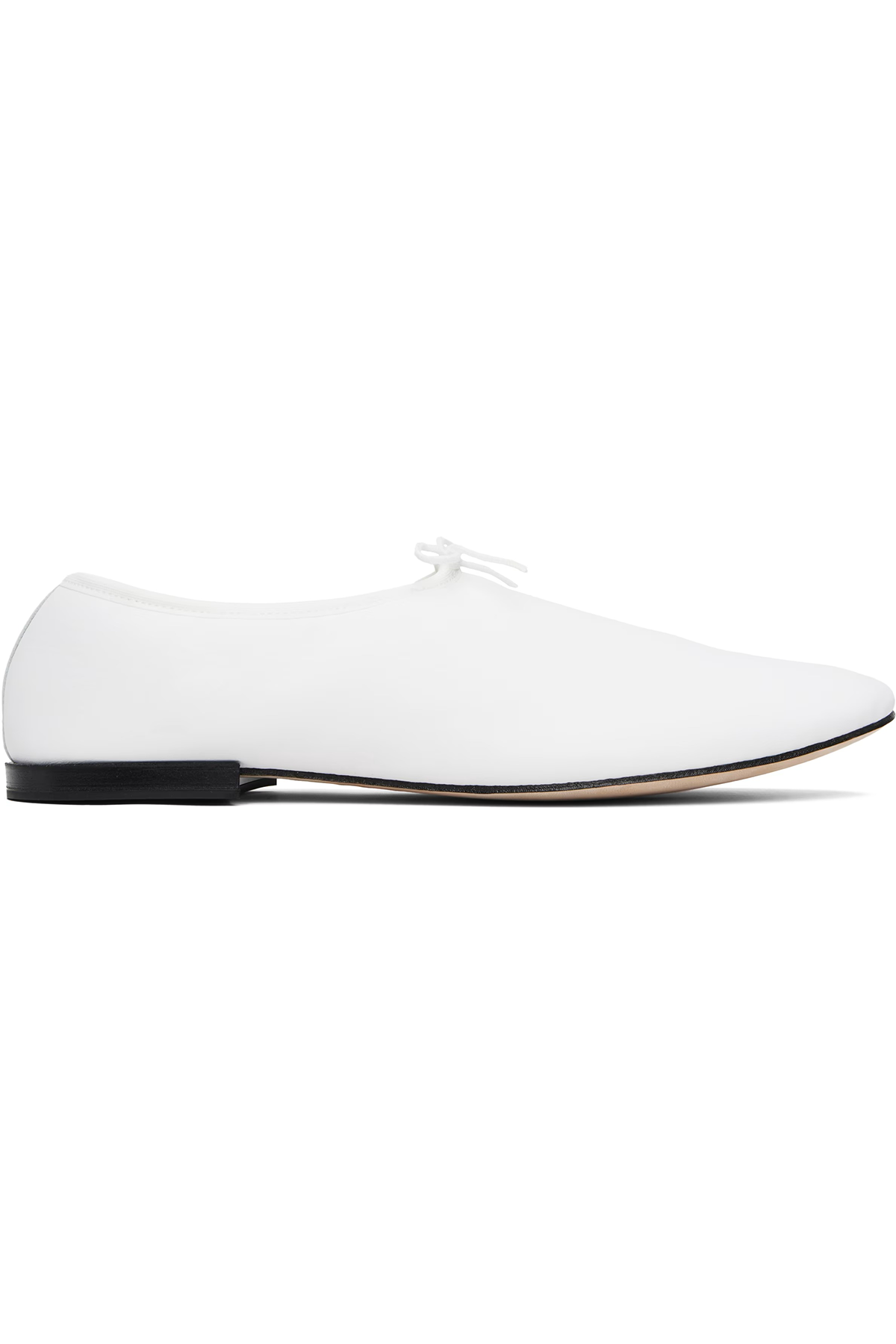 White Lucien Ballet Loafers