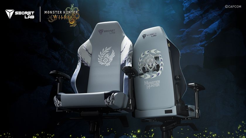 The Secretlab X Monster Hunter Wilds Arkveld chair.