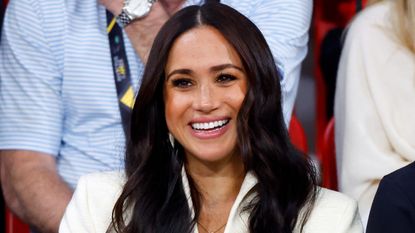 Meghan Markle could "adhere to etiquette" with her Jubilee outfit according to an expert, seen here at the Invictus Games