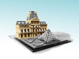 Architecture Louvre 21204 lego model