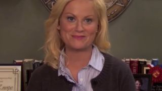 Amy Poehler as Leslie Knope in Parks and Recreation