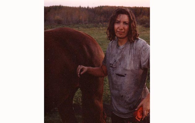 &ldquo;This is me after my lovely chestnut mare dumped me in a pond one day. My husband had this photo enlarged, framed and it sat on his desk at work. I was not impressed when he came out with his camera and came close to assaulting him with a dandy brush!&rdquo; &mdash; Perry Coleman