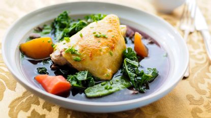 Poached chicken breast