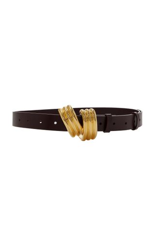 The Edythe Swirl Leather Belt