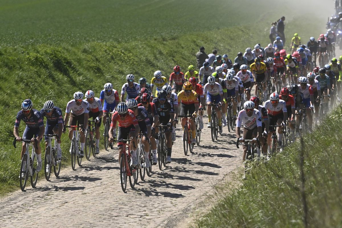 Paris Roubaix 2022 119th Edition Compiegne Roubaix 2572 km 17042022 Scenery photo Nico VereeckenPNSprintCyclingAgency2022