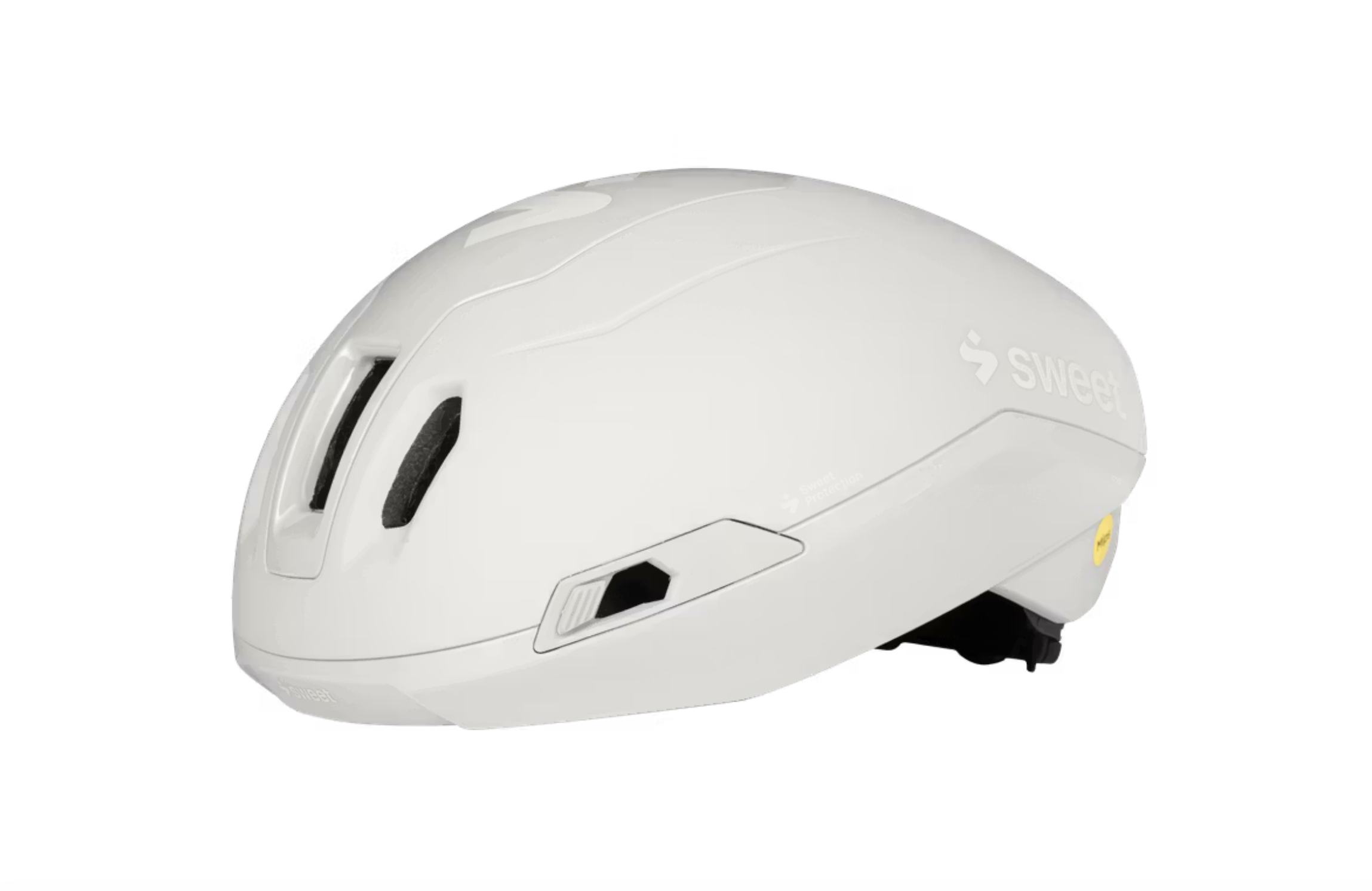 white Sweet Protection aero helmet on white background