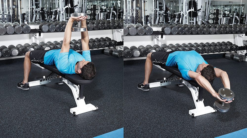 Dumbbell pullover
