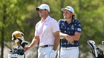 Rory McIlroy and Cameron Smith met two days after the Aussie's Open win