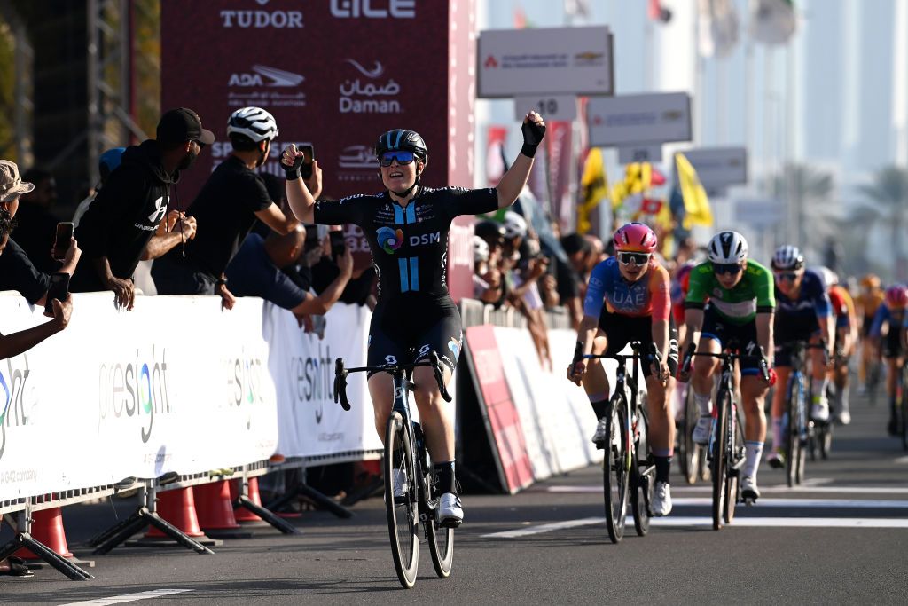 Charlotte Kool (Team DSM) impressed at the UAE Tour Women
