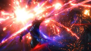 Odin's Dominant takes on Ifrit in Final Fantasy 16