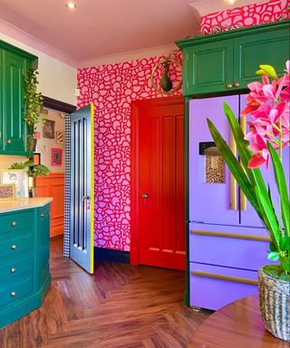 colorful home makeover