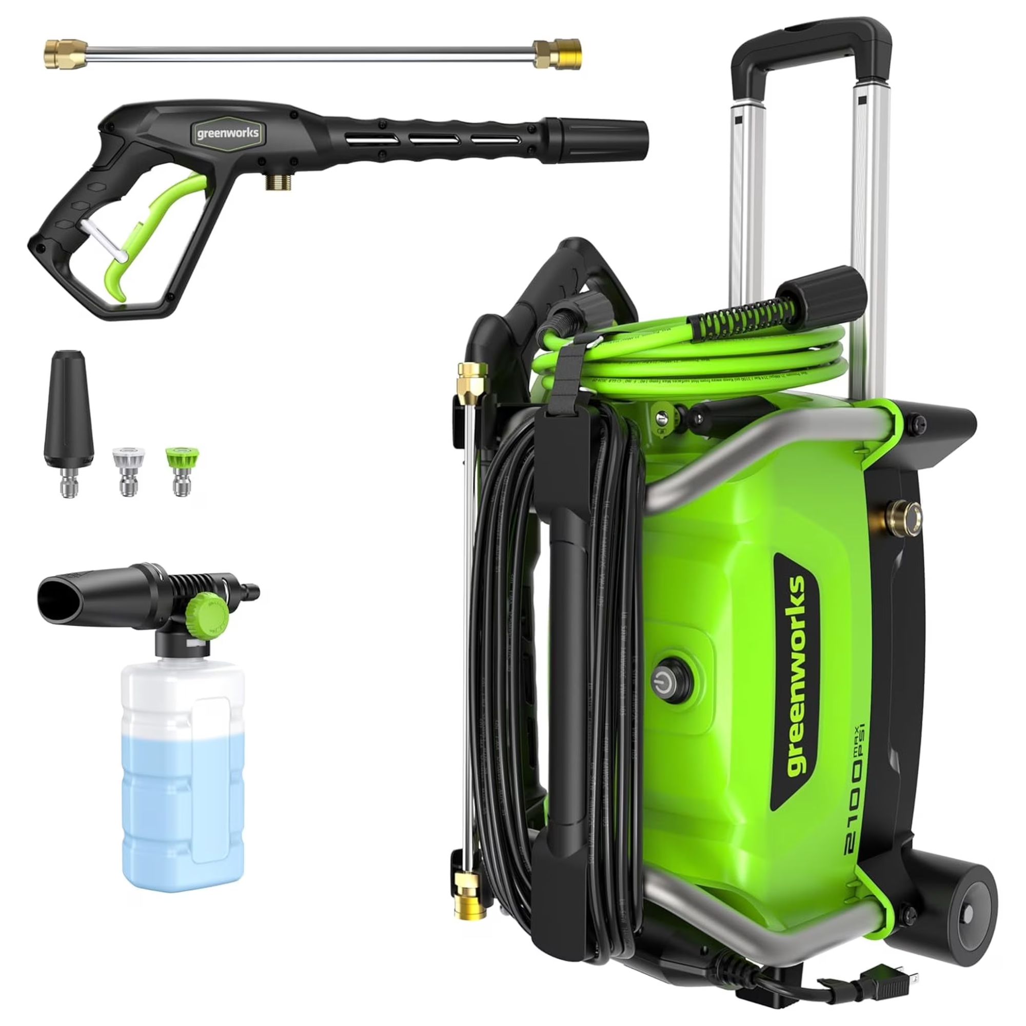 Green pressure washer