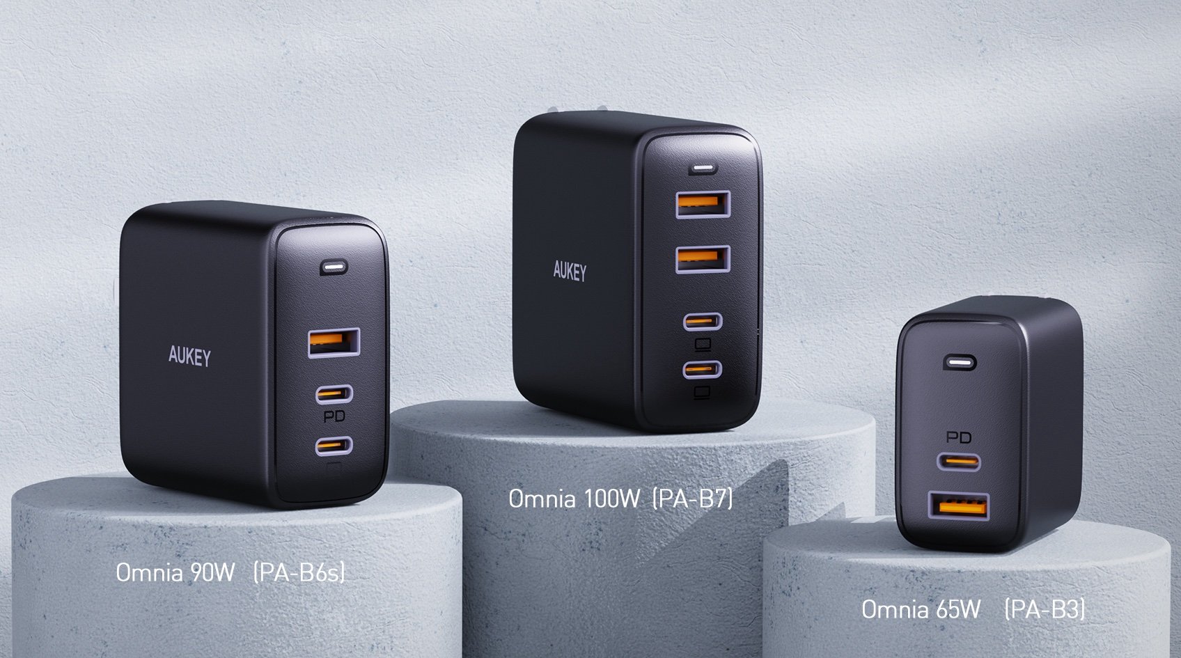 AUKEY's Omnia GaN charger gains new models 65W, 90W, | iMore