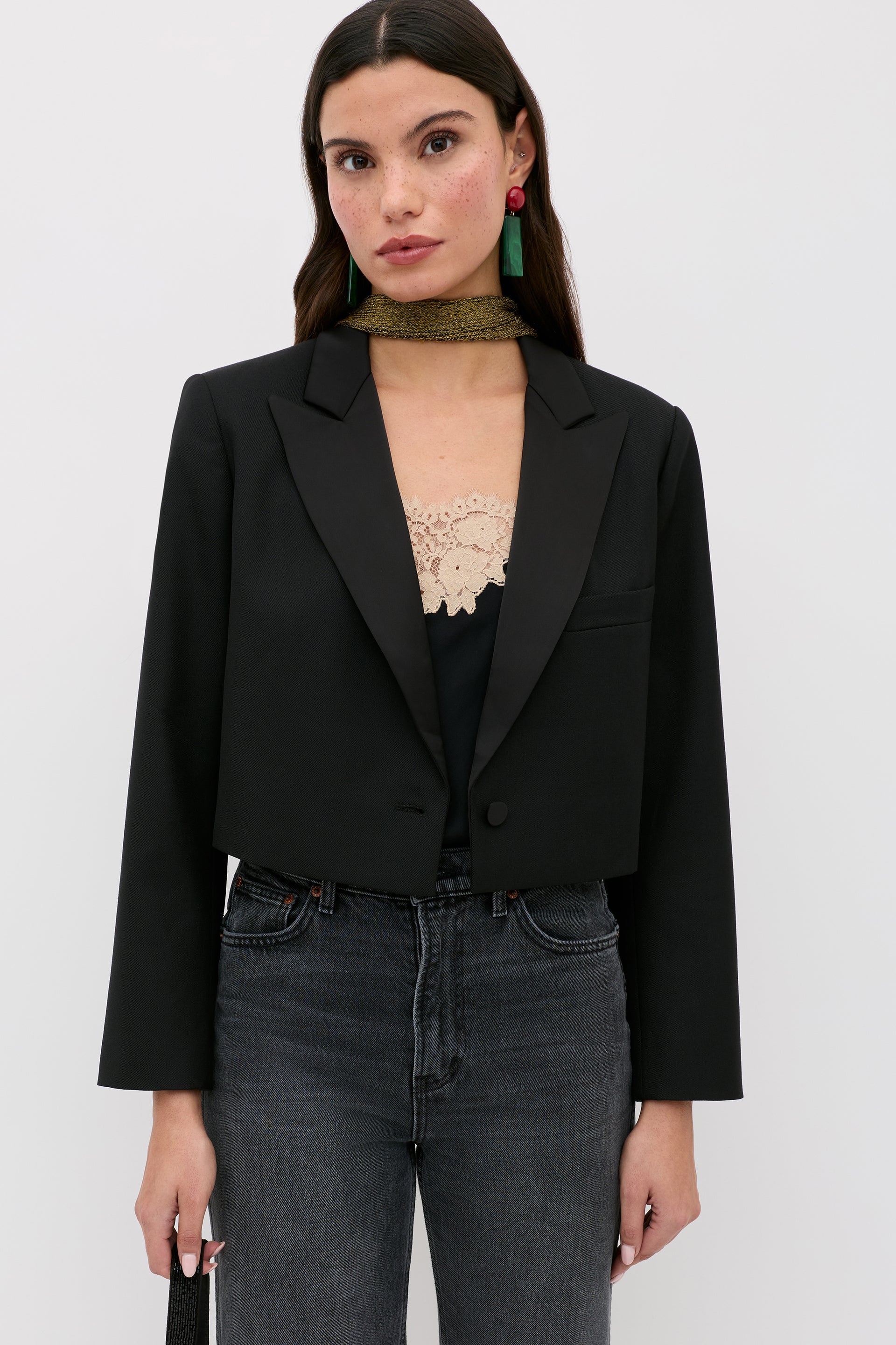 Meria Wool Jacket in Black