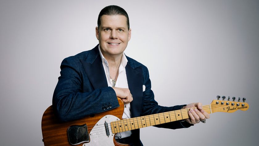 Edward &lsquo;Bud&rsquo; Cole poses with his 1969 Made-in-Japan Telecaster Thinline Reissue