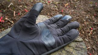 Velocio Alpha winter cycling glove grip pad details