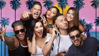 The cast of Jersey Shore: Family Vacation in key art