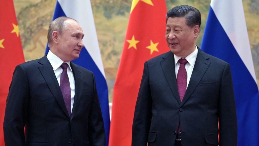 Russian President Vladimir Putin and Chinese President Xi Jinping.