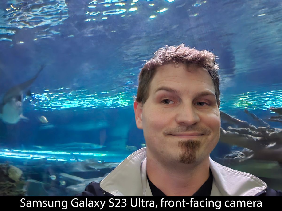 Camera samples from the Samsung Galaxy S23 Ultra's front-facing camera