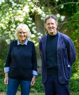 The Duchess of Cornwall with Monty Don