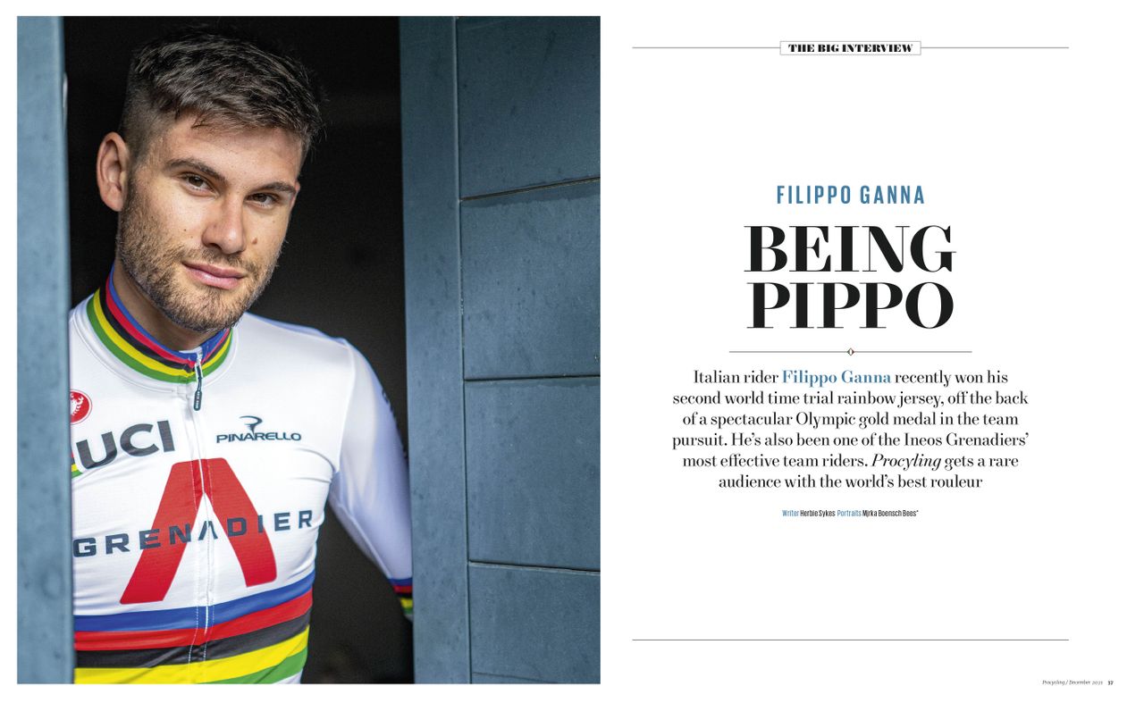 Our cover interview with Filippo Ganna