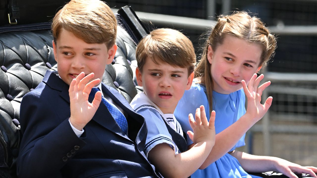 Prince George, Princess Charlotte and Prince Louis