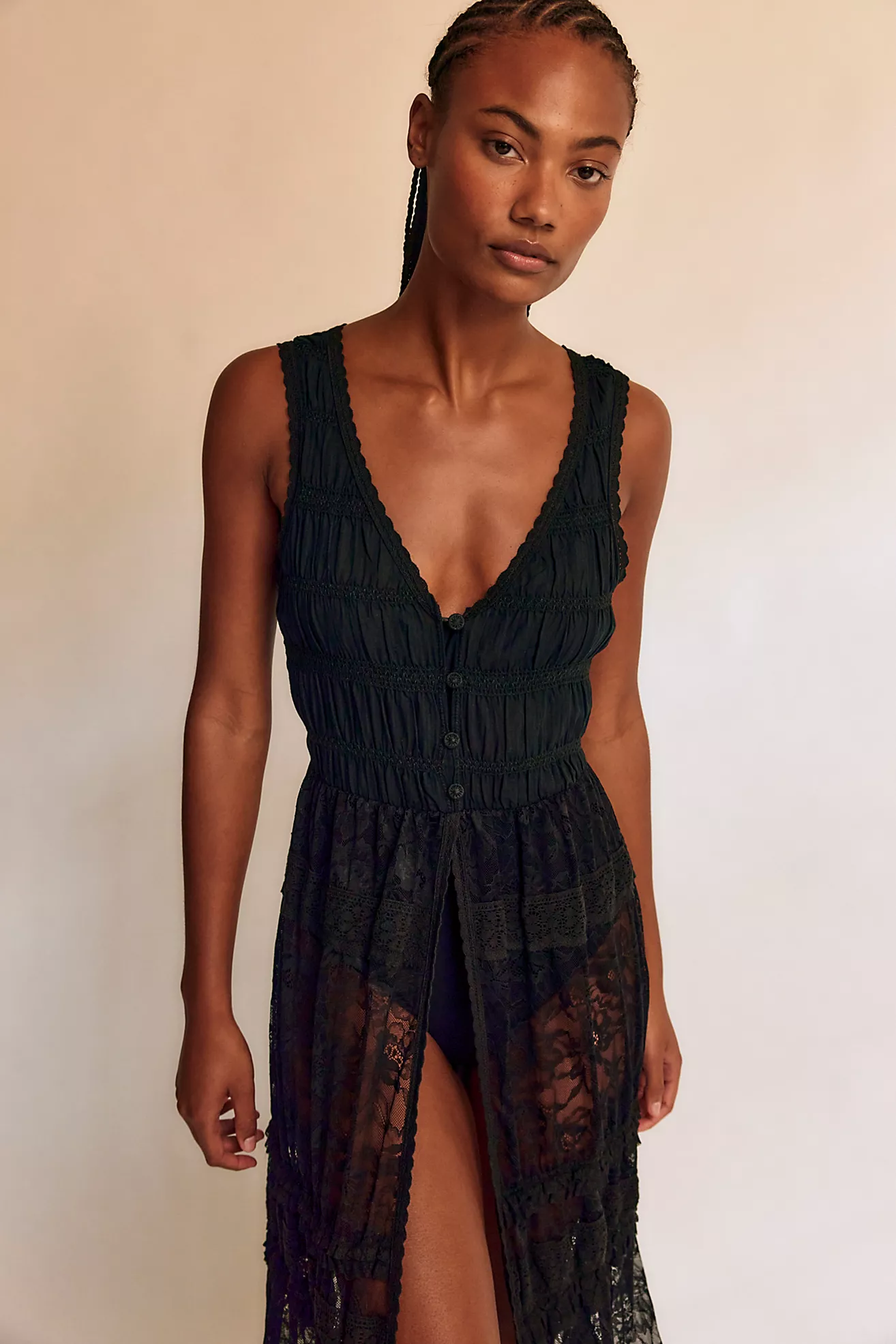 Sweet Saloon Sleeveless Maxi Bodysuit