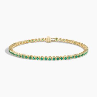 Brilliant Earth, Lab Grown Emerald Tennis Bracelet