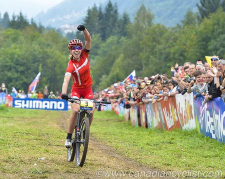 Annika Langvad (Specialized Racing) takes her first World Cup win