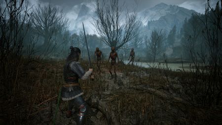 Blood of Dawnwalker screenshot showing Unreal Engine 5 open world