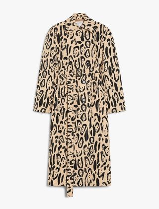 Sportmax, Animal-Print Trench Coat