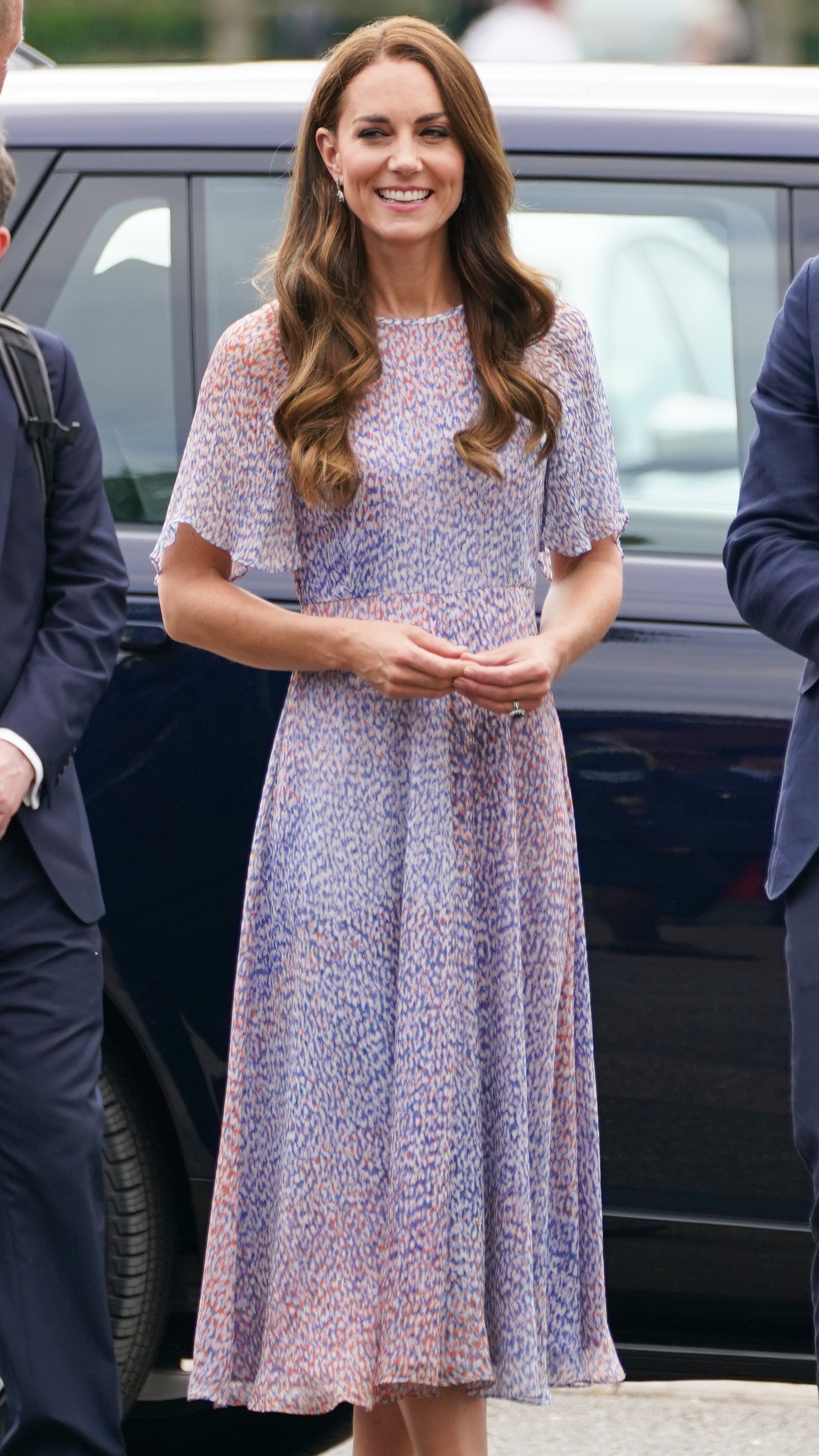 Catherine, Princess of Wales attends Cambridgeshire County Day at Newmarket Racecourse during an official visit to Cambridgeshire on June 23, 2022
