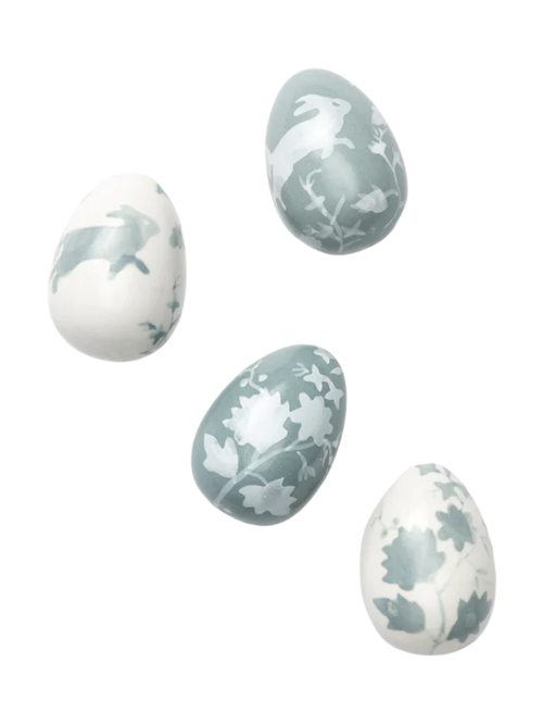 Meadowlark Hand-Painted Eggs (set of 4)