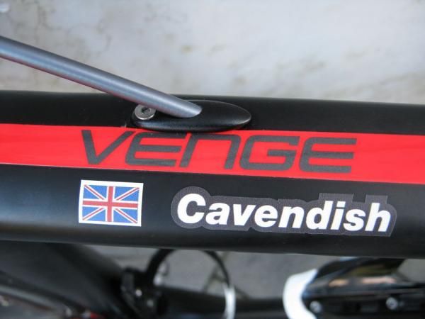 No doubting who this bike belongs to.