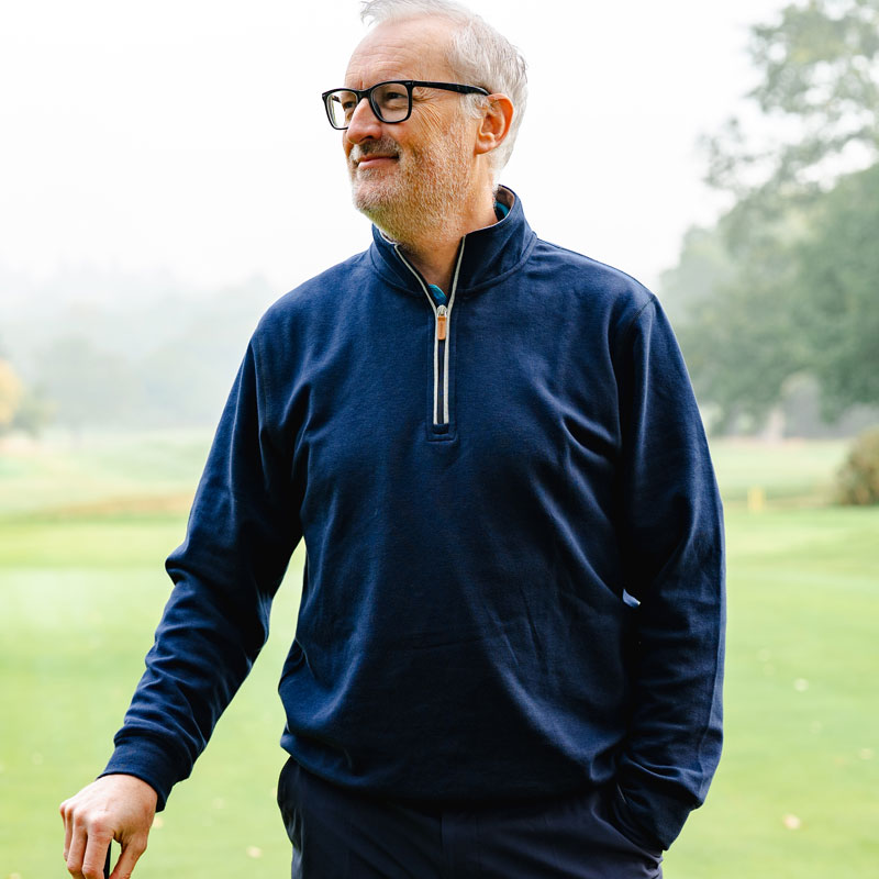 ProQuip Mistral Zip Neck Cotton Sweater