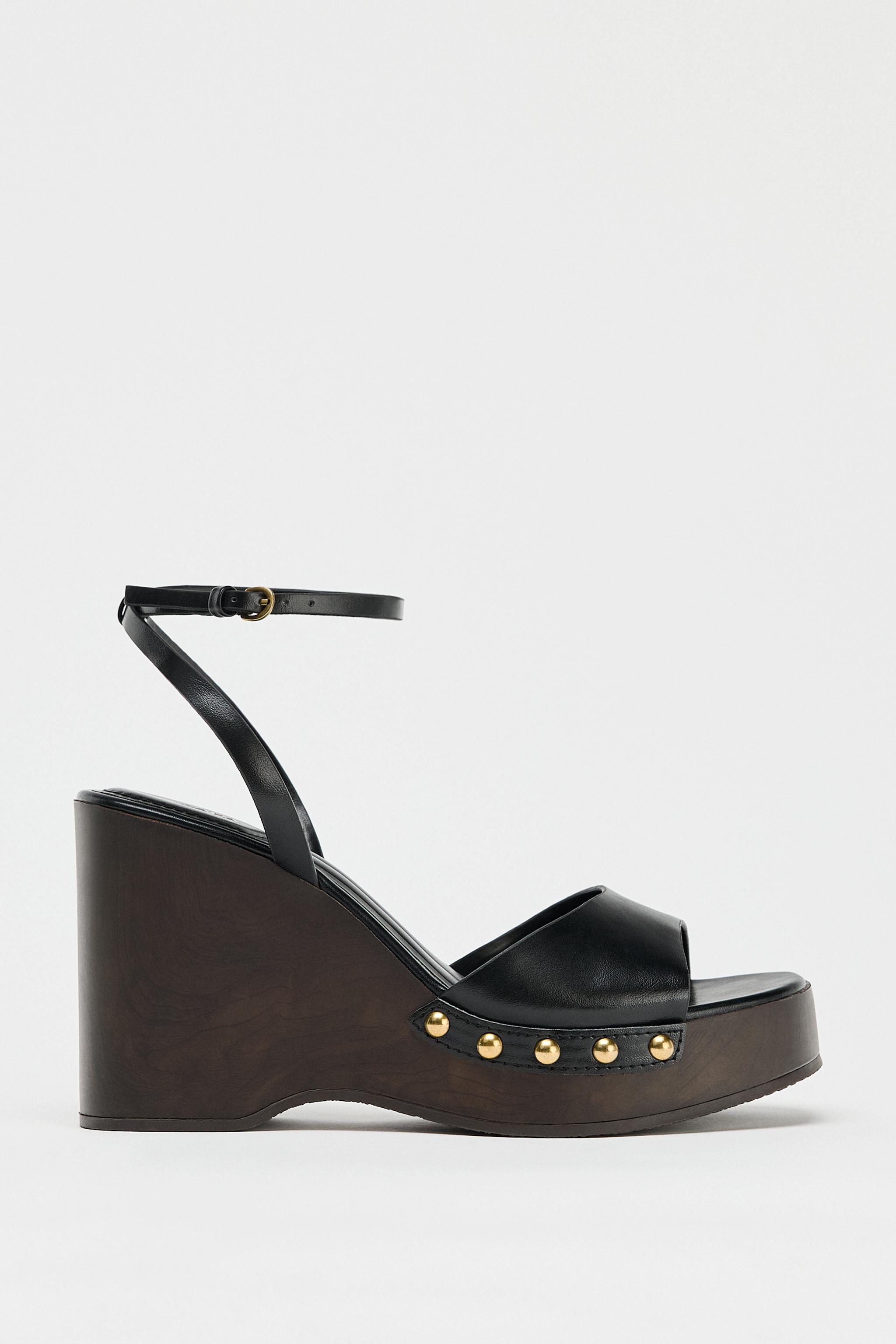 Studded Platform Wedges