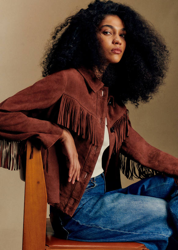 Yuma Jacket - Brown - Goat Leather - S&amp;eacute;zane