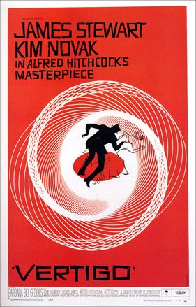 Poster for Vertigo (1958) by Saul Bass